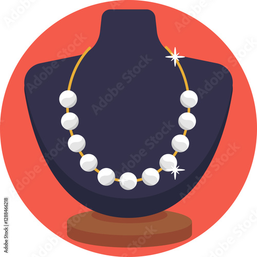 Jewelry Piece – A decorative necklace, symbolizing valuable items found in a pawn shop.