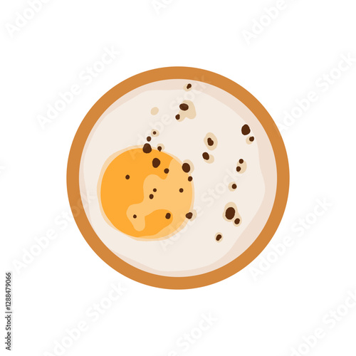 Cartoon eggs dishes, cooked eggs. Fried, boiled, fluffy egg, scrambled omelette and egg sandwich, healthy delicious breakfast flat vector illustration set. Tasty cooked egg dishes
