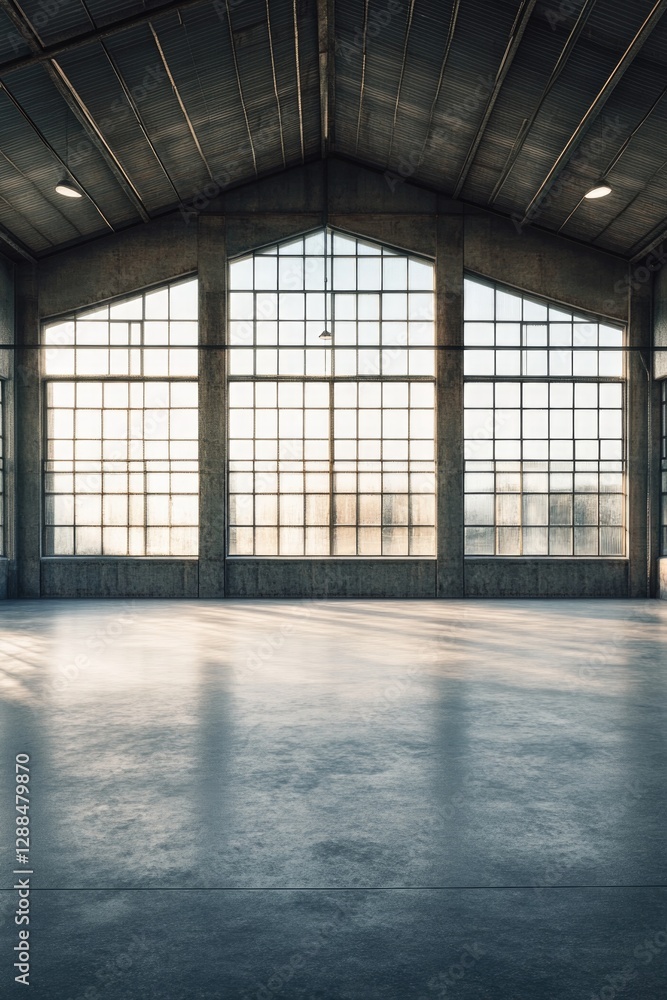 Empty Room with Windows Empty Room with Windows