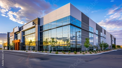 Wallpaper Mural USA-based office building exterior with modern architectural features. stock photo --ar 16:9 --style raw --v 6 Job ID: 35dfa5ad-c2e5-4b1e-b04e-34fee9bd81e6 Torontodigital.ca