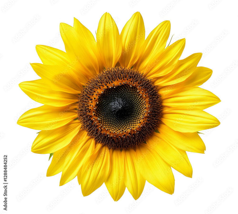 Fototapeta premium Bright Yellow Sunflower Close-Up