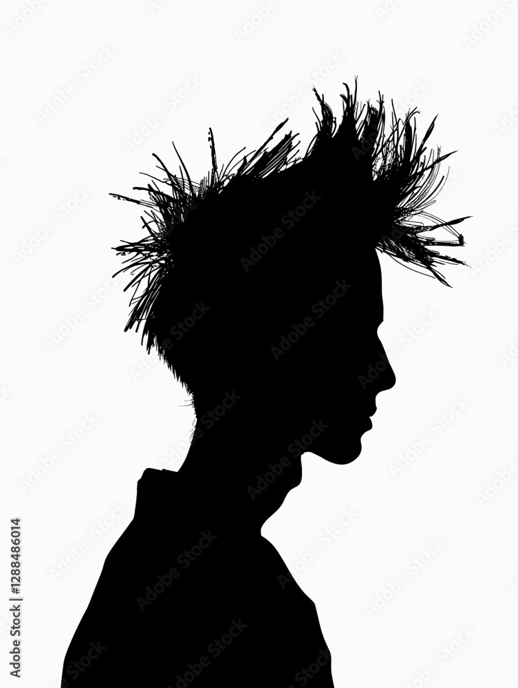 Man with a shaved head and a black shirt. The man is bald and has a shaved head Man with a shaved head and a black shirt. The man is bald and has a shaved head