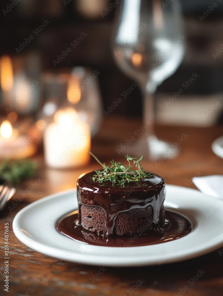 Chocolate Cake with Rosemary, Chocolate Cake with Rosemary,