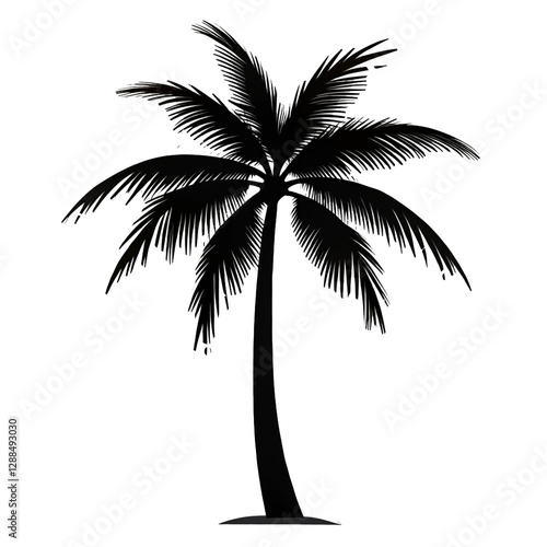 silhouette of palm trees