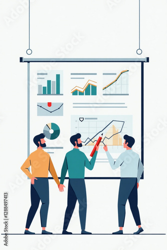 Man Optimizing Workforce Process by Tracking Productivity and Completing Tasks with Pencil Marks