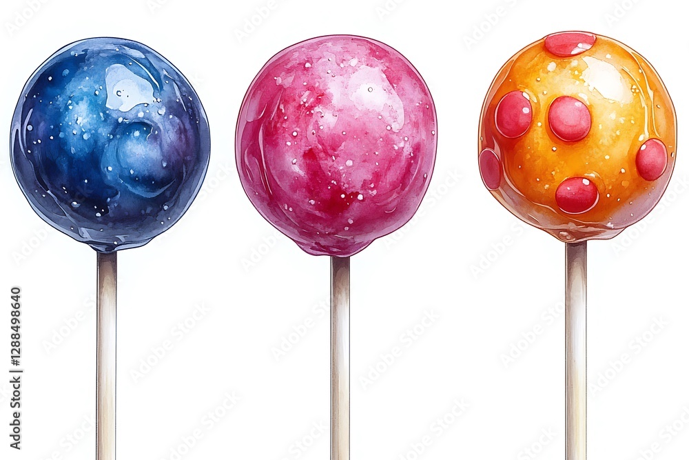Mixed colorful candy and lollipop. Mixed colorful candy and lollipop.