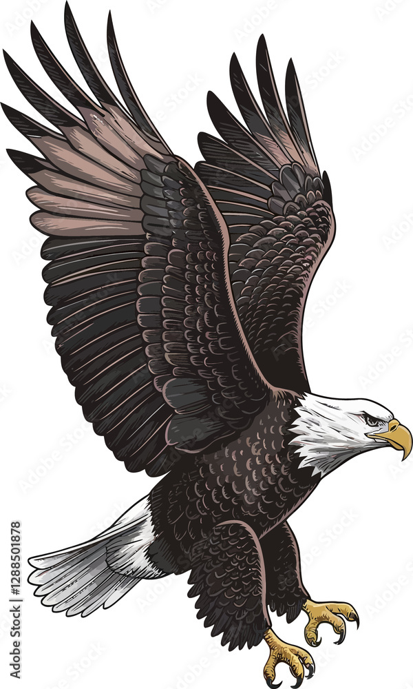 Obraz premium Bold American Eagle.