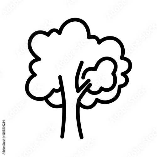 tree pohon leave branch earth world water day save ecology environment earth march  - icon symbol line art sketch vector drawing illustration logo
