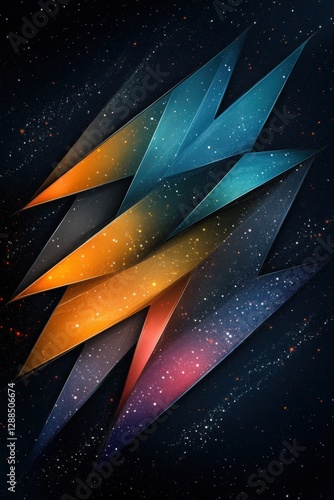 Wallpaper Mural Colorful Abstract Art: Dynamic, Geometric Patterns for Modern Decor and Design.Premium Wall Art Torontodigital.ca