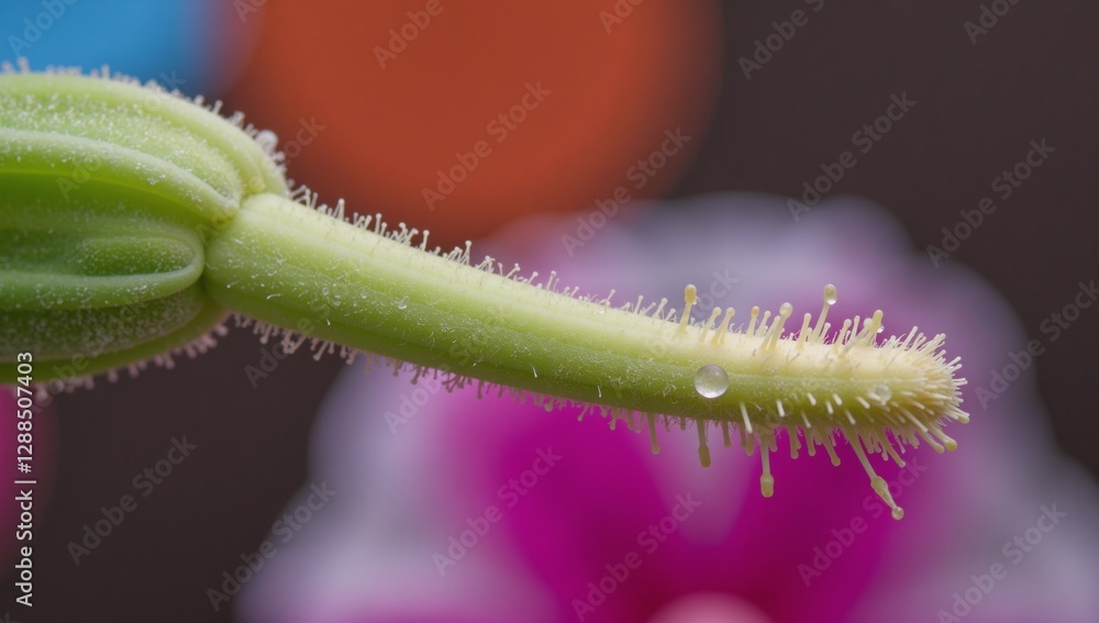 Fototapeta premium Macro shot of intricate floral patterns for an abstract background wallpaper design