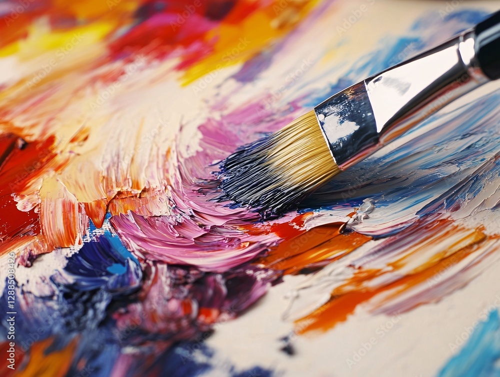 Art studio showcase creative colorful painting techniques and expression Art studio showcase creative colorful painting techniques and expression