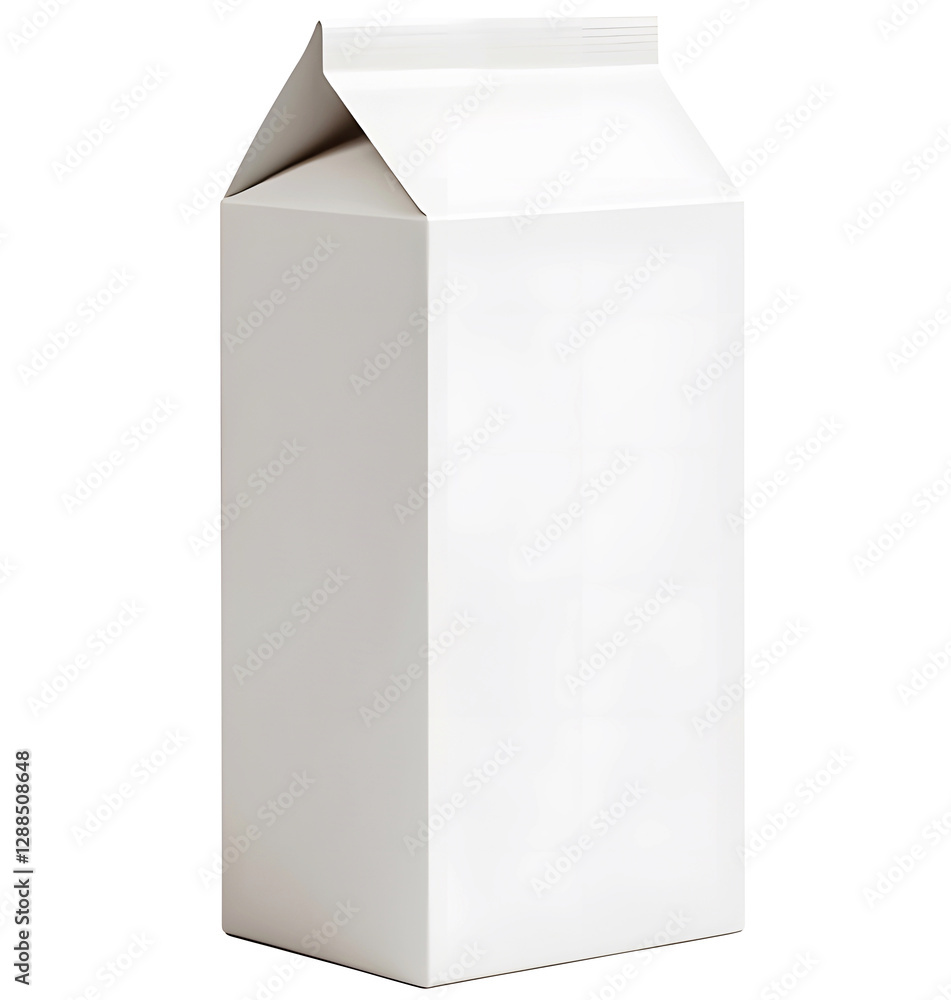 Empty white milk box mockup packaging for advertising design. Empty white milk box mockup packaging for advertising design.