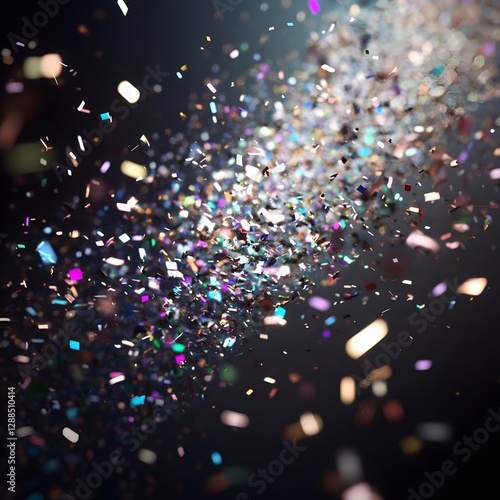 effect picture of sparkling particles.