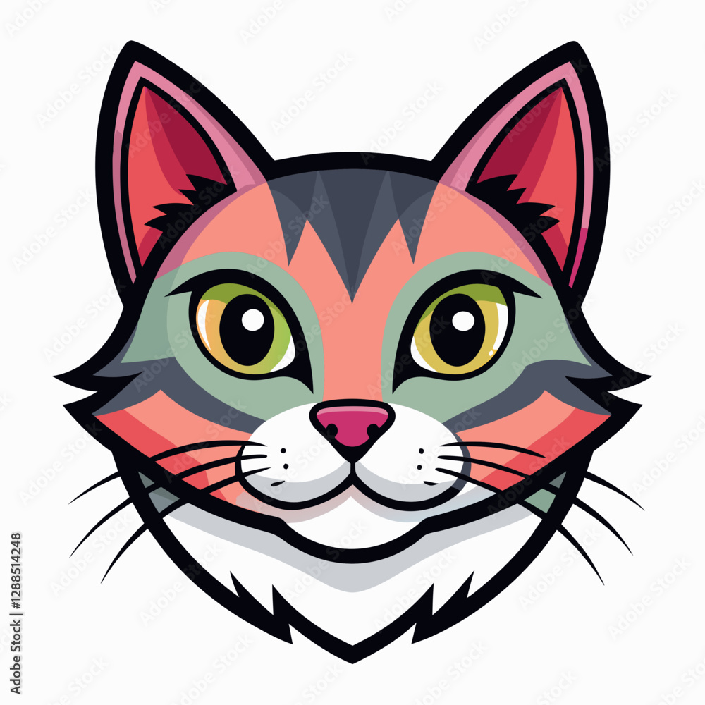 cat with heart cat with heart