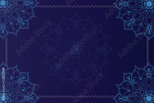 Mandal design vector art template