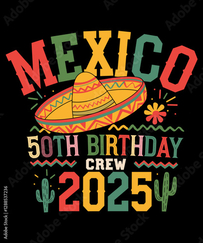 50th Birthday Crew 2025 50 Year Birthday Squad