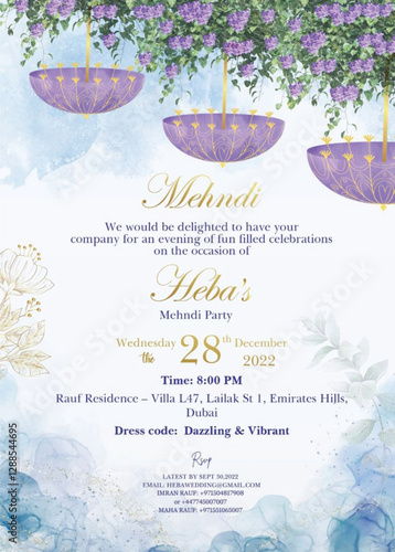Indian Wedding Invitation card
