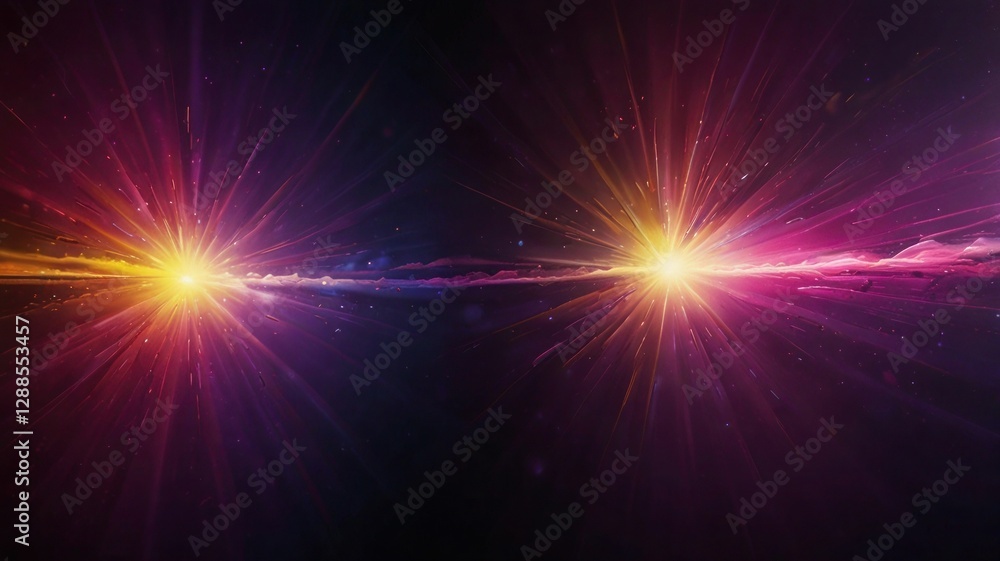 Obraz premium mixed color light effect