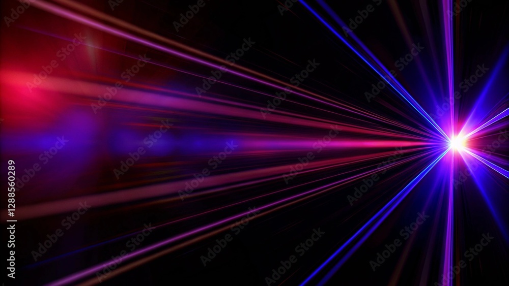 High speed technology concept, light abstract background. Image of speed motion on the road. Abstract background in blue and purple neon glow colors. Bright sparkling background. High speed technology concept, light abstract background. Image of speed motion on the road. Abstract background in blue and purple neon glow colors. Bright sparkling background.