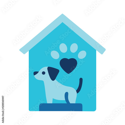 Pet Adoption Shelter Icon