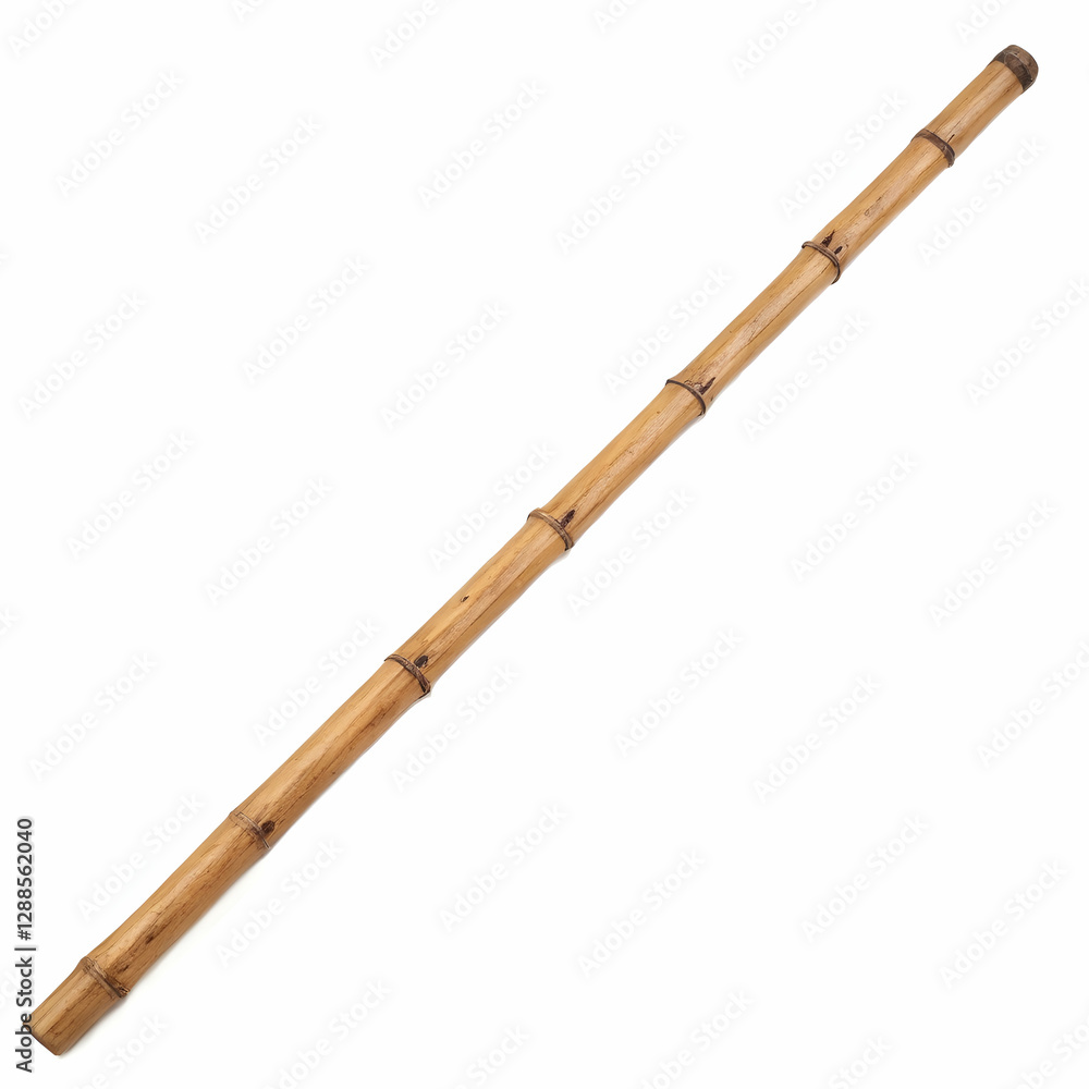Fresh bamboo stem with leaves Fresh bamboo stem with leaves