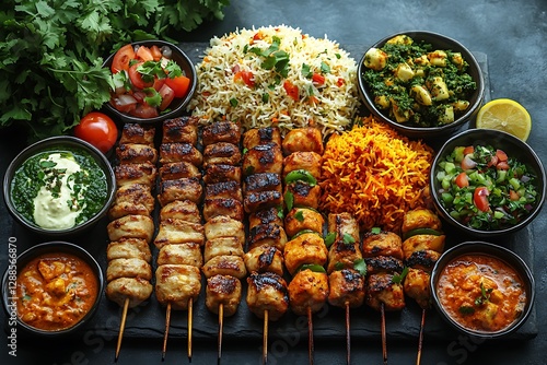 Obraz na płótnie Varieties testy food.