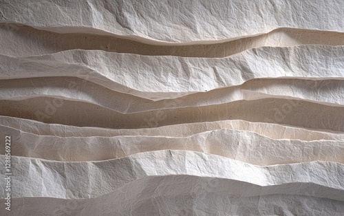 Wallpaper Mural Recycled brown paper texture with rustic charm and gentle waves. Torontodigital.ca