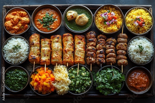 Obraz na płótnie Varieties testy food.