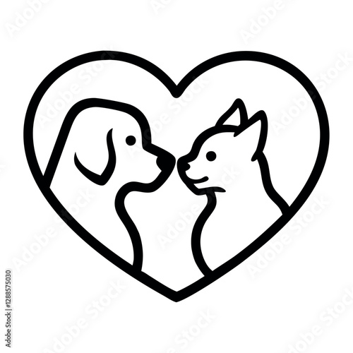 Pet Adoption Heart Icon