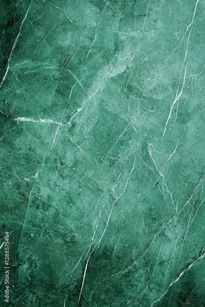 Fototapeta premium Green marble texture background with rich patterns and depth.