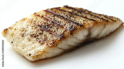 Wallpaper Mural Crispy-skinned grilled whiting fillet, deep brown char lines, and a sizzling fresh texture, no background. --chaos 20 --ar 16:9 --quality 2 --v 6.1 Job ID: 7c4d0582-1240-4101-a7e3-fd8fc6e0c4cc Torontodigital.ca
