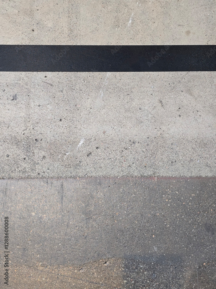 Fototapeta premium Three-Sectioned Concrete Surface with Vertical Stripe