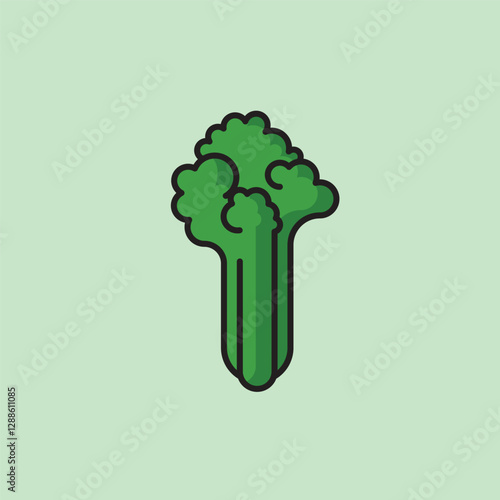 Celery Icon Illustration
