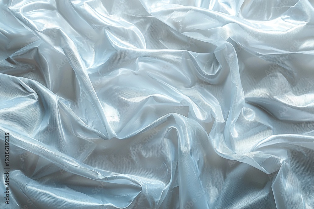 Obraz premium A background adorned with delicate, semi-transparent white sheer fabric