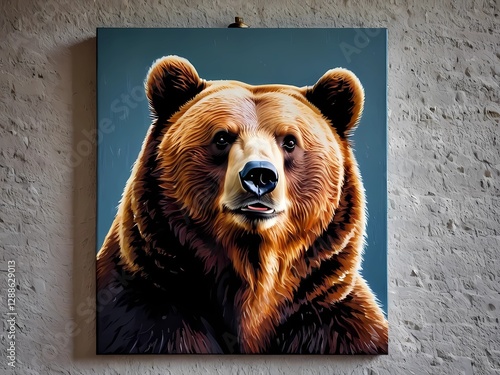 brown bear portrait