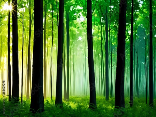 green  forest