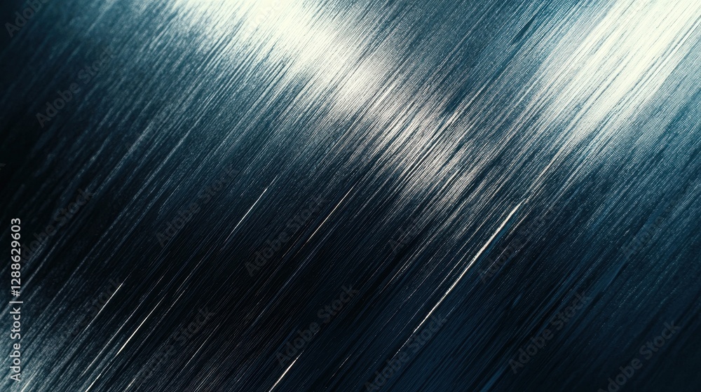 Abstract Dark Blue Metallic Diagonal Lines Texture Background With Shiny Silver Particles And Abstract Dark Blue Metallic Diagonal Lines Texture Background With Shiny Silver Particles And