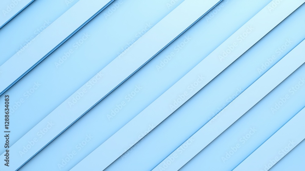 Fototapeta premium A serene blue background with diagonal stripes, creating a modern and calming visual effect.