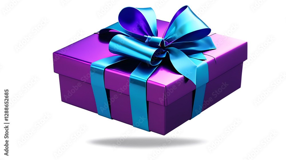 Obraz premium gift box isolated on white