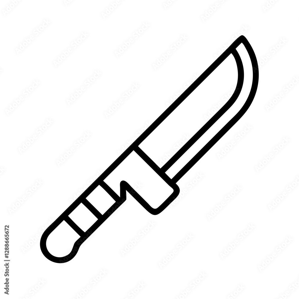 knife icon, knife line art - simple line art of knife, perfect for knife logos and icons knife icon, knife line art - simple line art of knife, perfect for knife logos and icons