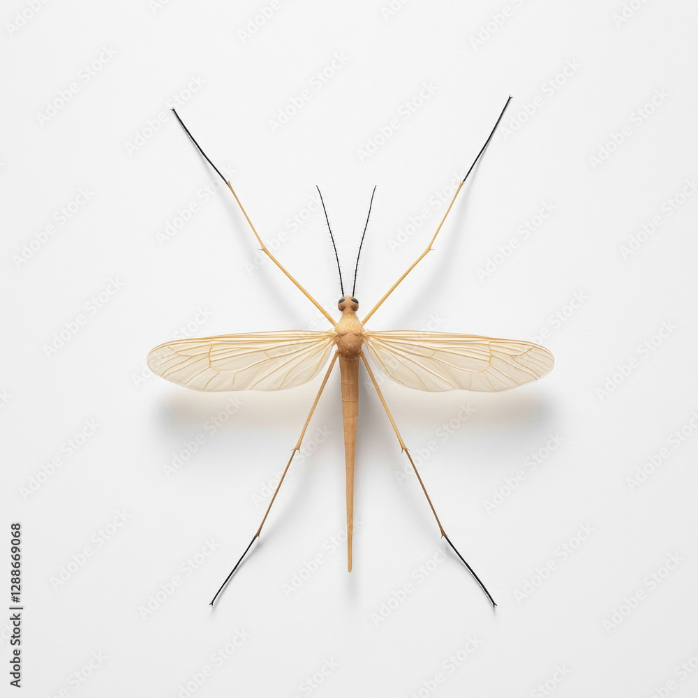 detailed image of mosquito showcasing its delicate features and wings detailed image of mosquito showcasing its delicate features and wings