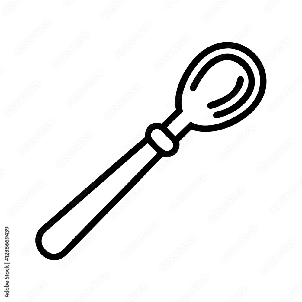 stirring spoon icon, stirring spoon line art - simple line art of stirring spoon, perfect for stirring spoon logos and icons stirring spoon icon, stirring spoon line art - simple line art of stirring spoon, perfect for stirring spoon logos and icons