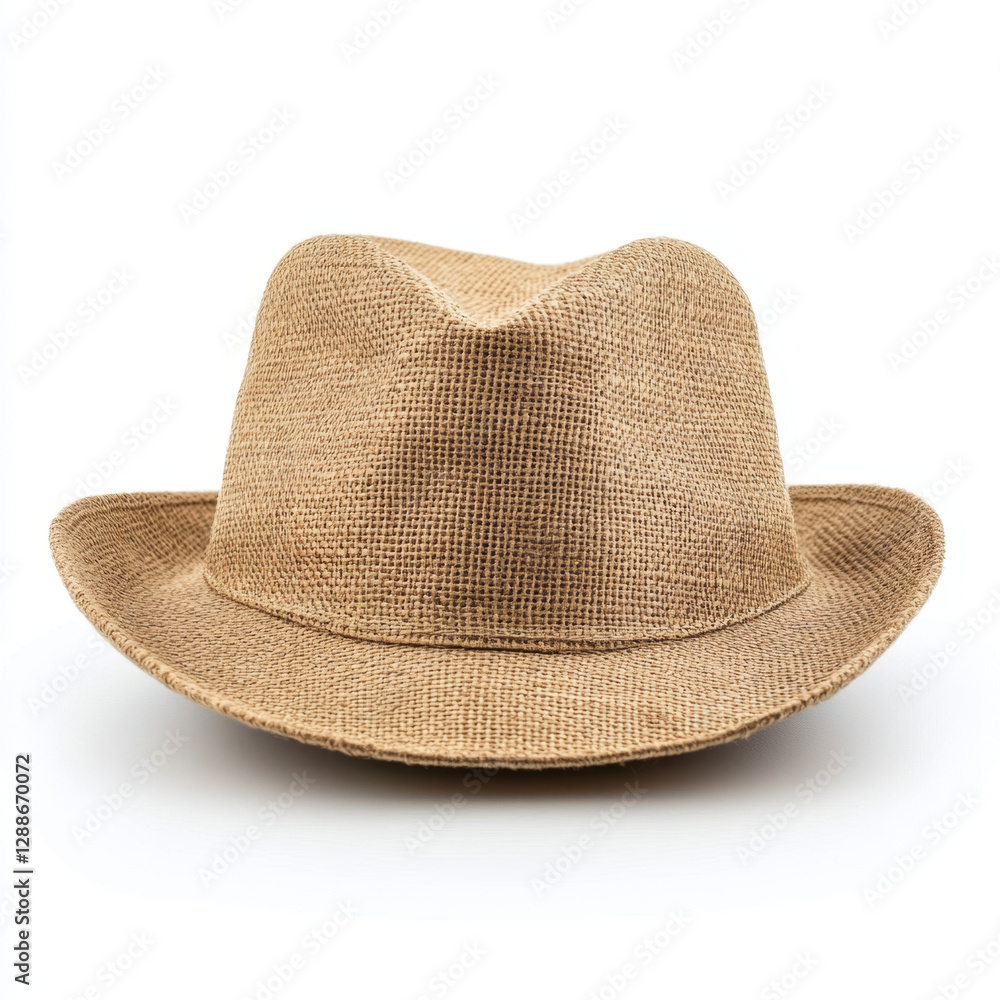 Casual summer hat made of natural fibers, perfect for sunny days Casual summer hat made of natural fibers, perfect for sunny days