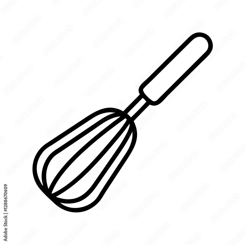 whisk icon, whisk line art - simple line art of whisk, perfect for whisk logos and icons whisk icon, whisk line art - simple line art of whisk, perfect for whisk logos and icons