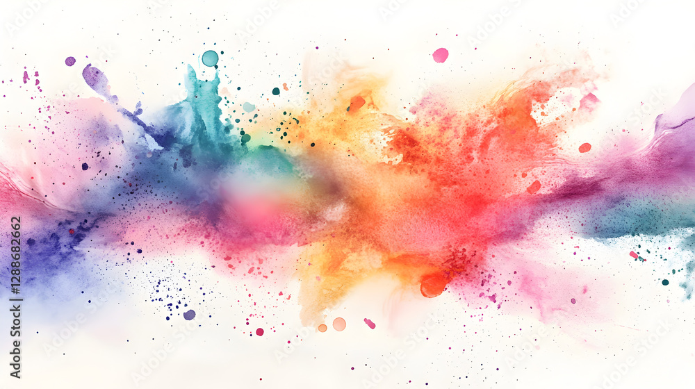explosion with multicolored splashes creating a dynamic and artistic background explosion with multicolored splashes creating a dynamic and artistic background