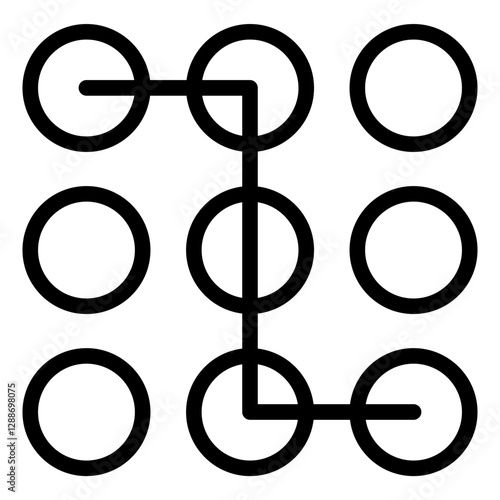 Pattern Recognition Vector Icon