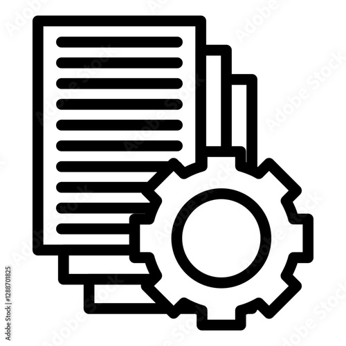 Documents Management Vector Icon