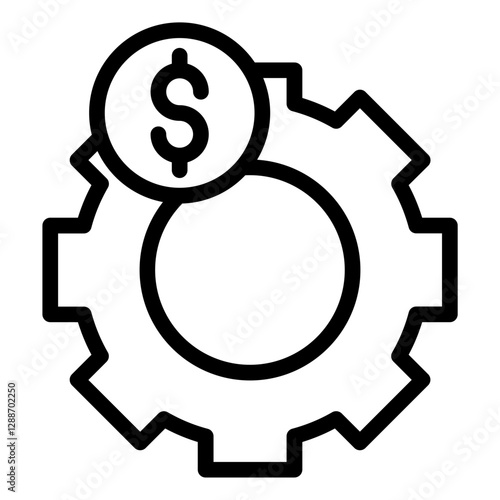 Cost Management Vector Icon