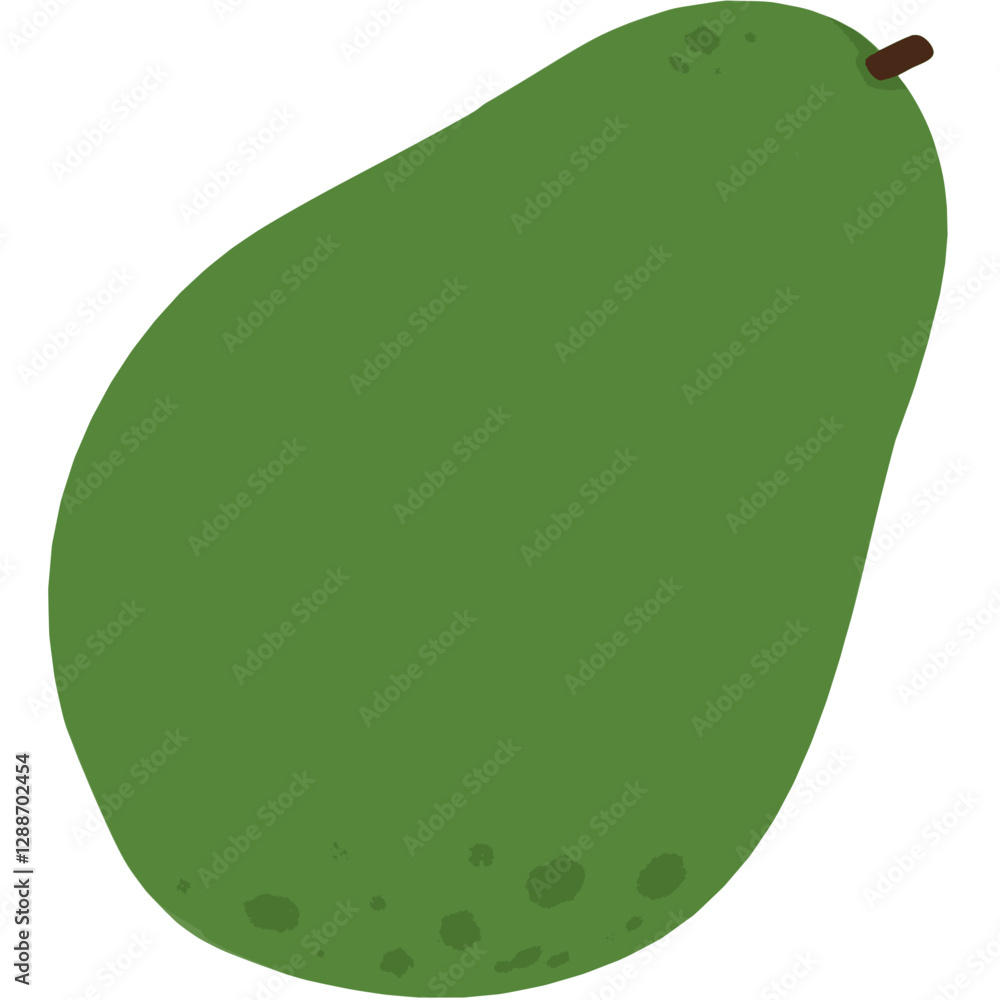 Fototapeta premium avocado icon sticker vector