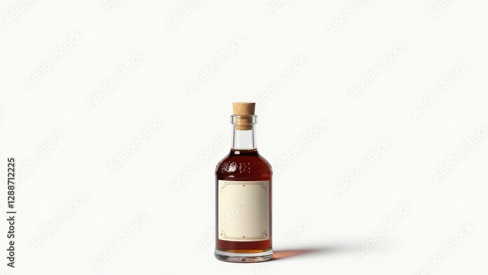 Customizable Bottle Design with Blank White Label for Personalization Customizable Bottle Design with Blank White Label for Personalization